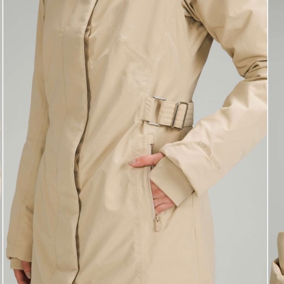 LULULEMON APRES IT ALL JACKET SIZE 12 color TRENCH - Picture 3 of 8